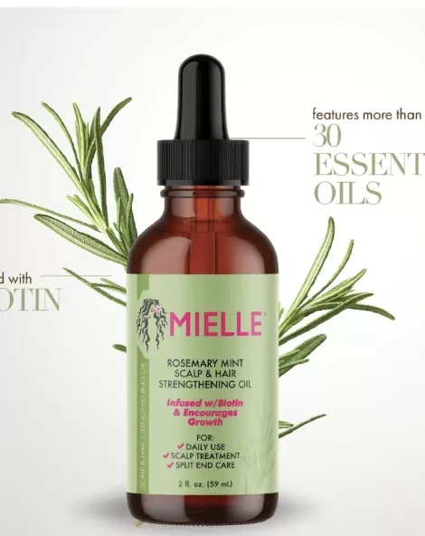 Rosemary Mint-Huile Fortifiante cheveux et Cuir chevelu